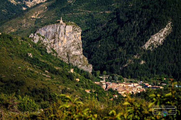 photo vue village castellane verdon